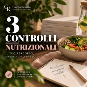 3 controlli nutrizionali a Vigodarzere e online – Giorgia Ranzato