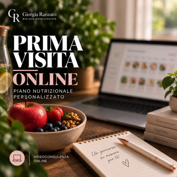 Prima visita nutrizionale online con Giorgia Ranzato